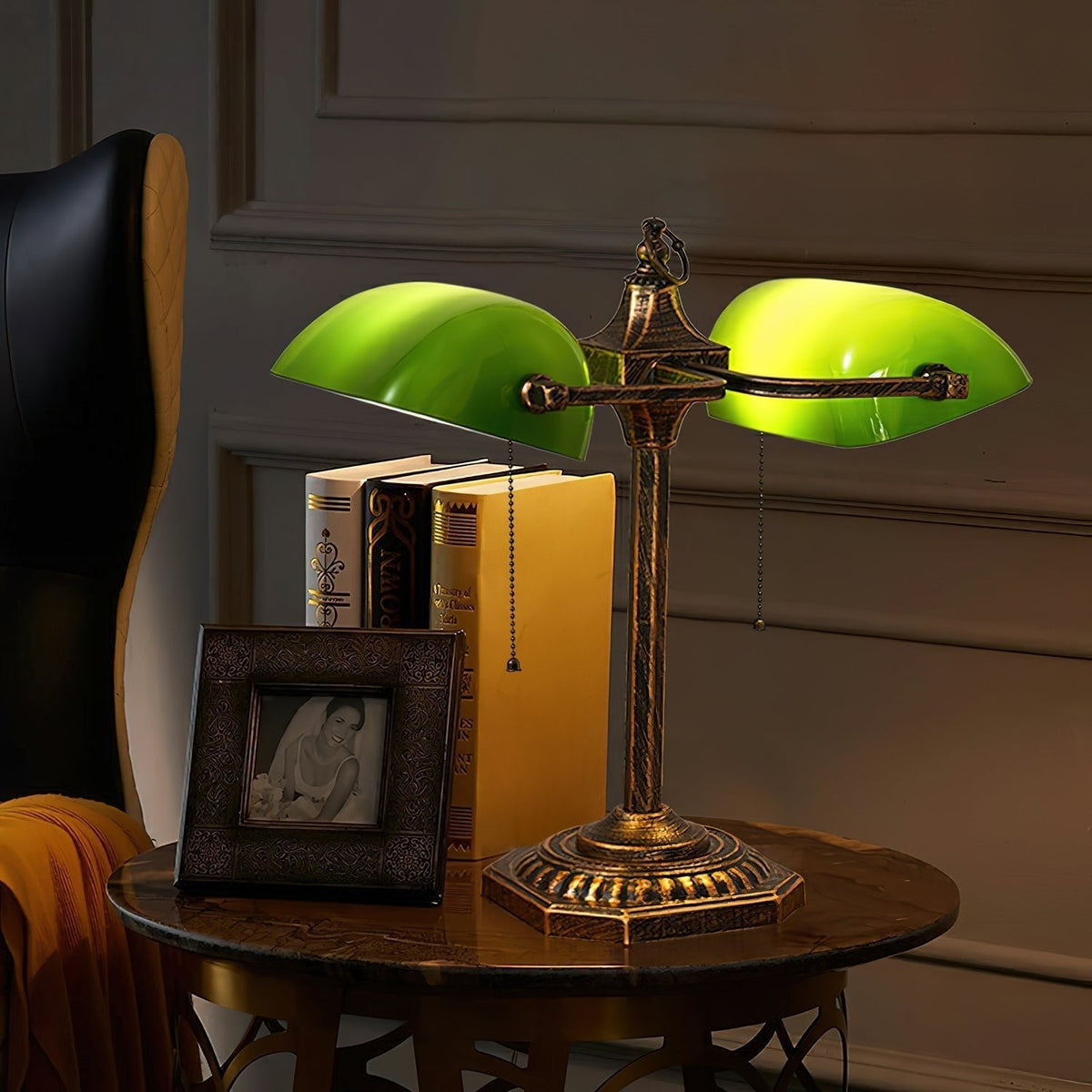 Osilel Vintage Brass Desk Lamp