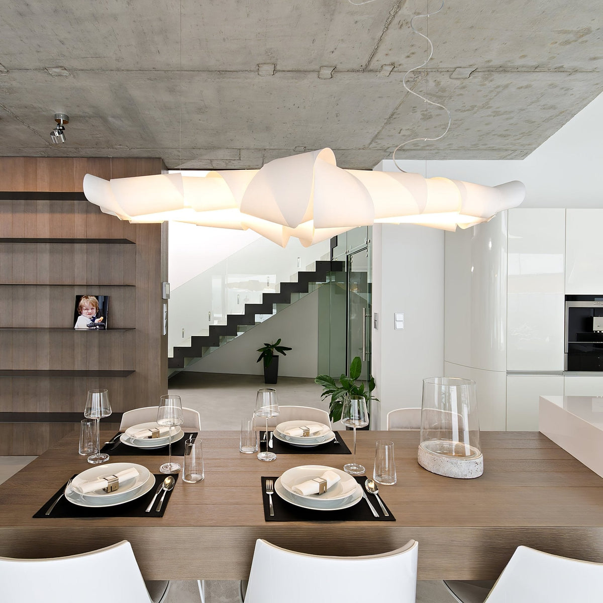 Ribbon Playful PVC Chandelier