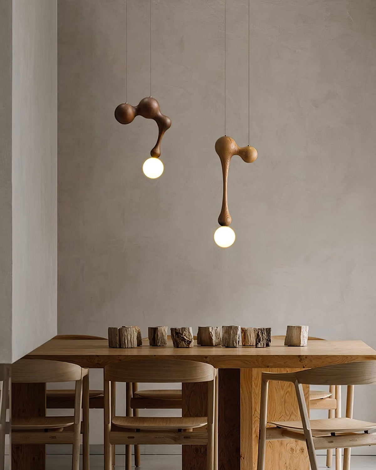Hale Luxury Wood Pendant Light