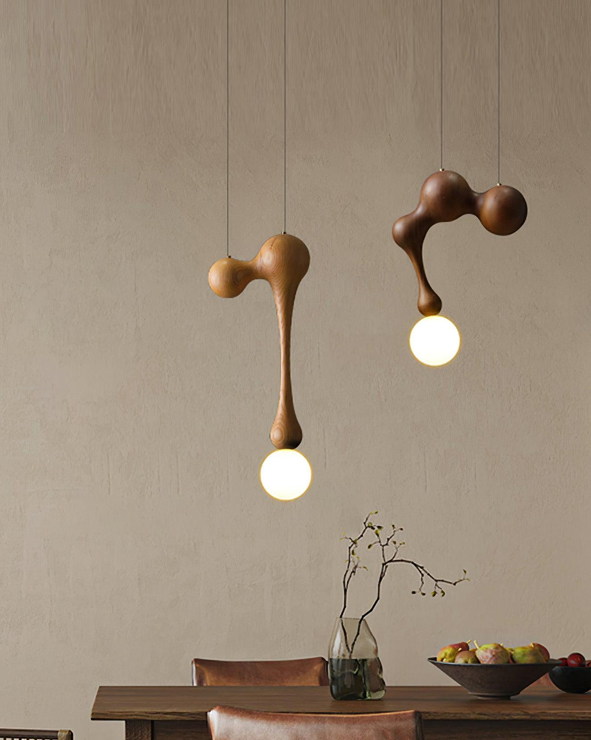 Hale Luxury Wood Pendant Light