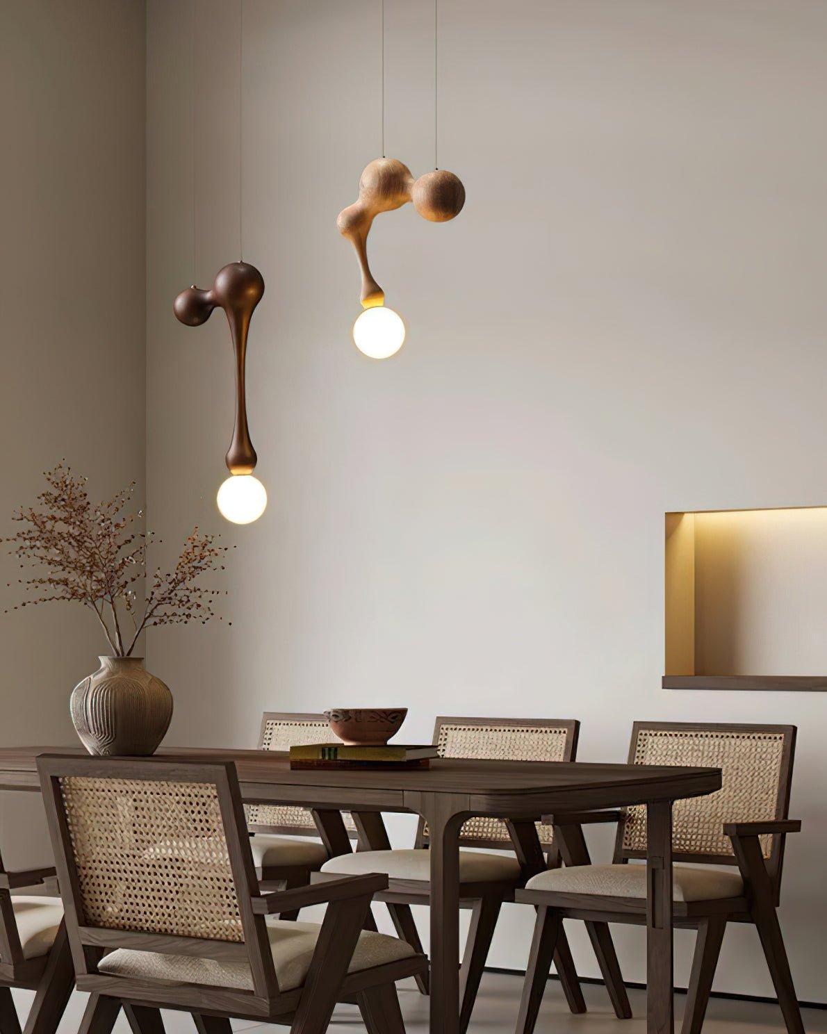 Hale Luxury Wood Pendant Light