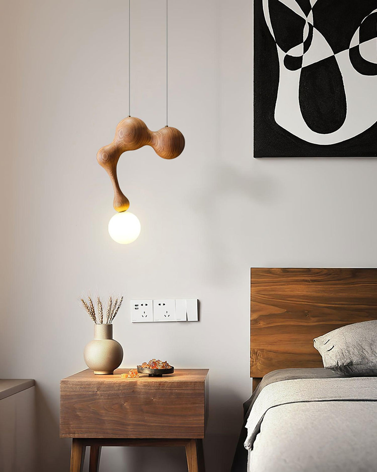 Hale Luxury Wood Pendant Light