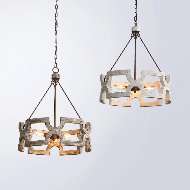 Emkai Wood Chandelier