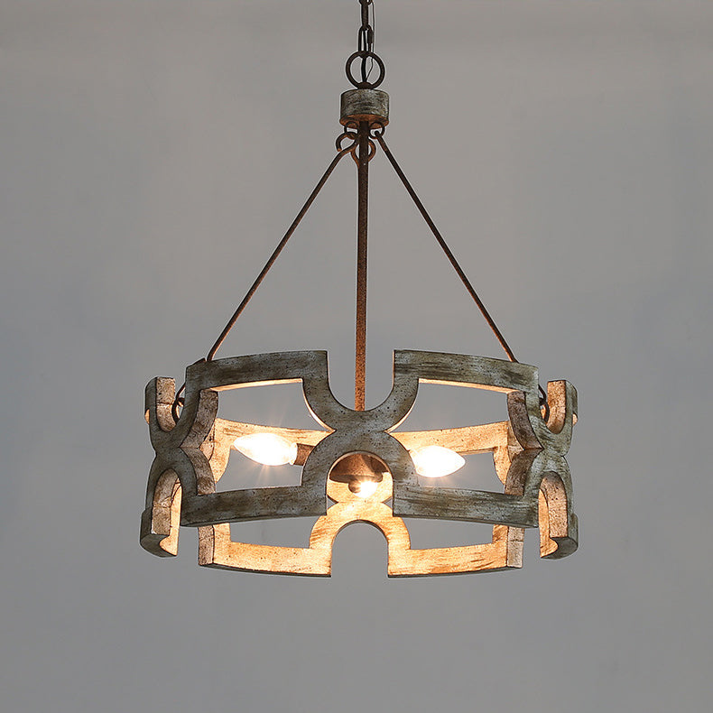 Emkai Wood Chandelier