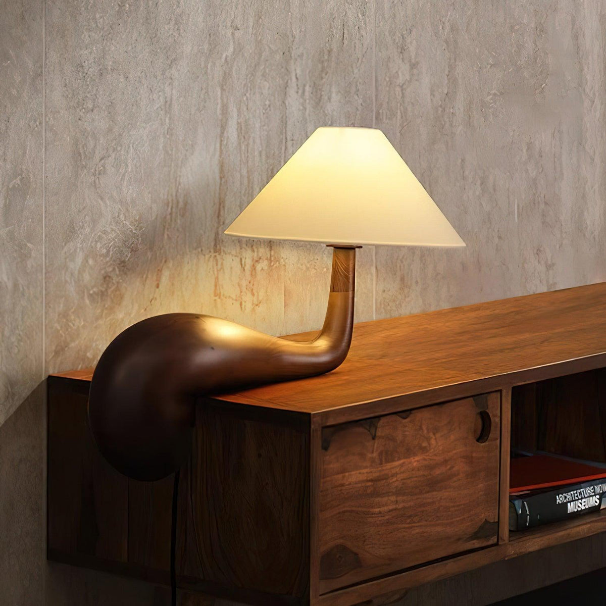 Solisise Wood Artistic Table Lamp
