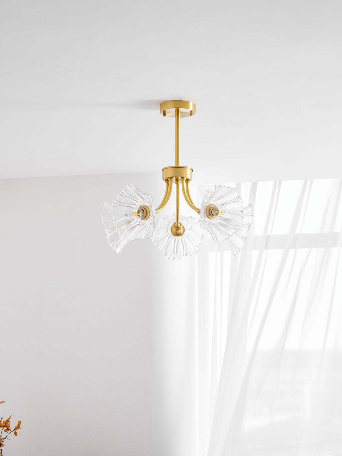 Filin Flower Glass Chandelier