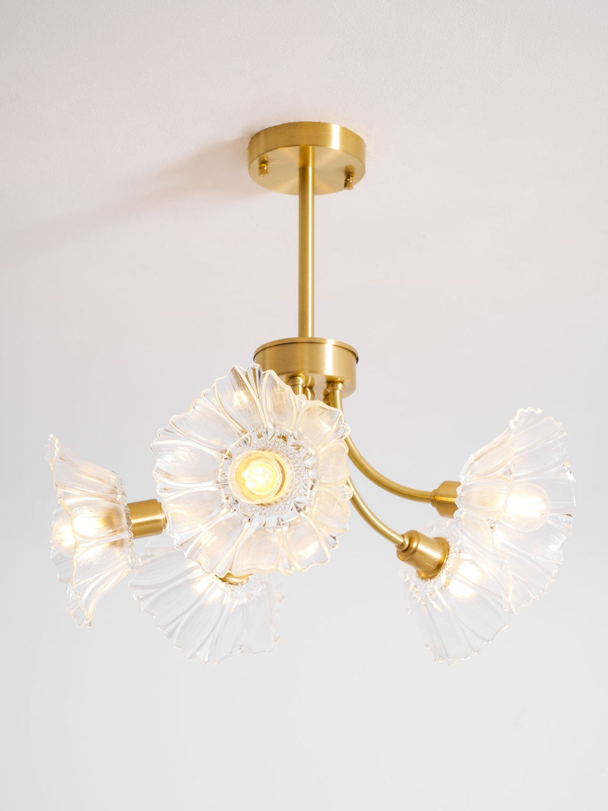 Filin Flower Glass Chandelier