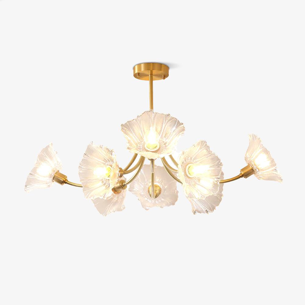 Filin Flower Glass Chandelier