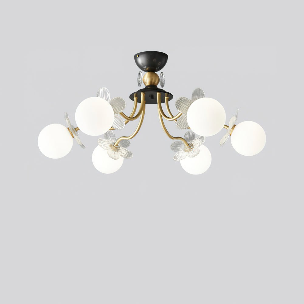 Orlaeila Art Blossom Flower Glass Chandelier