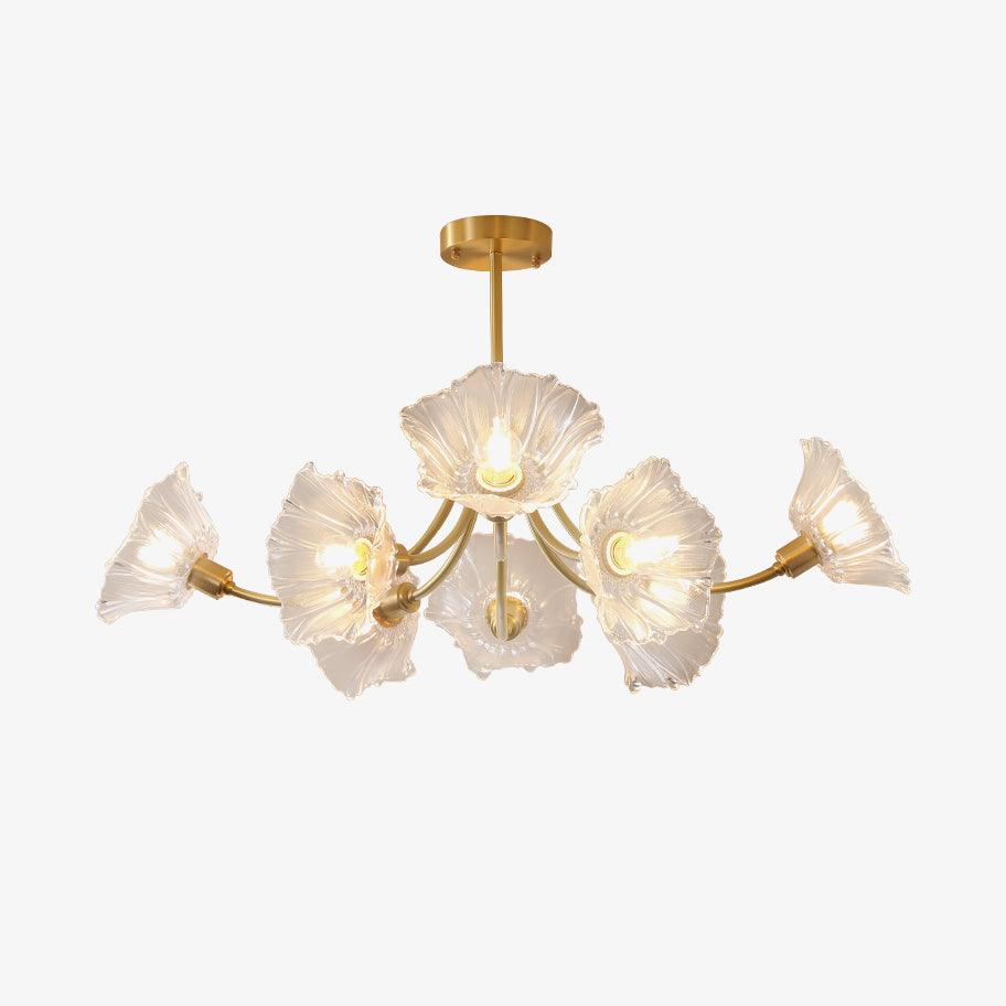 Filin Flower Glass Chandelier