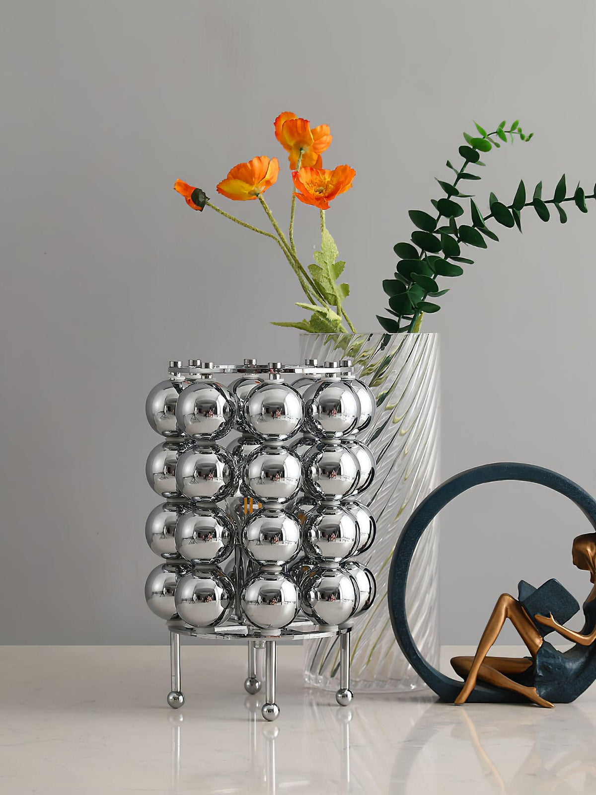Lirra Steel Futuristic Table Lamp
