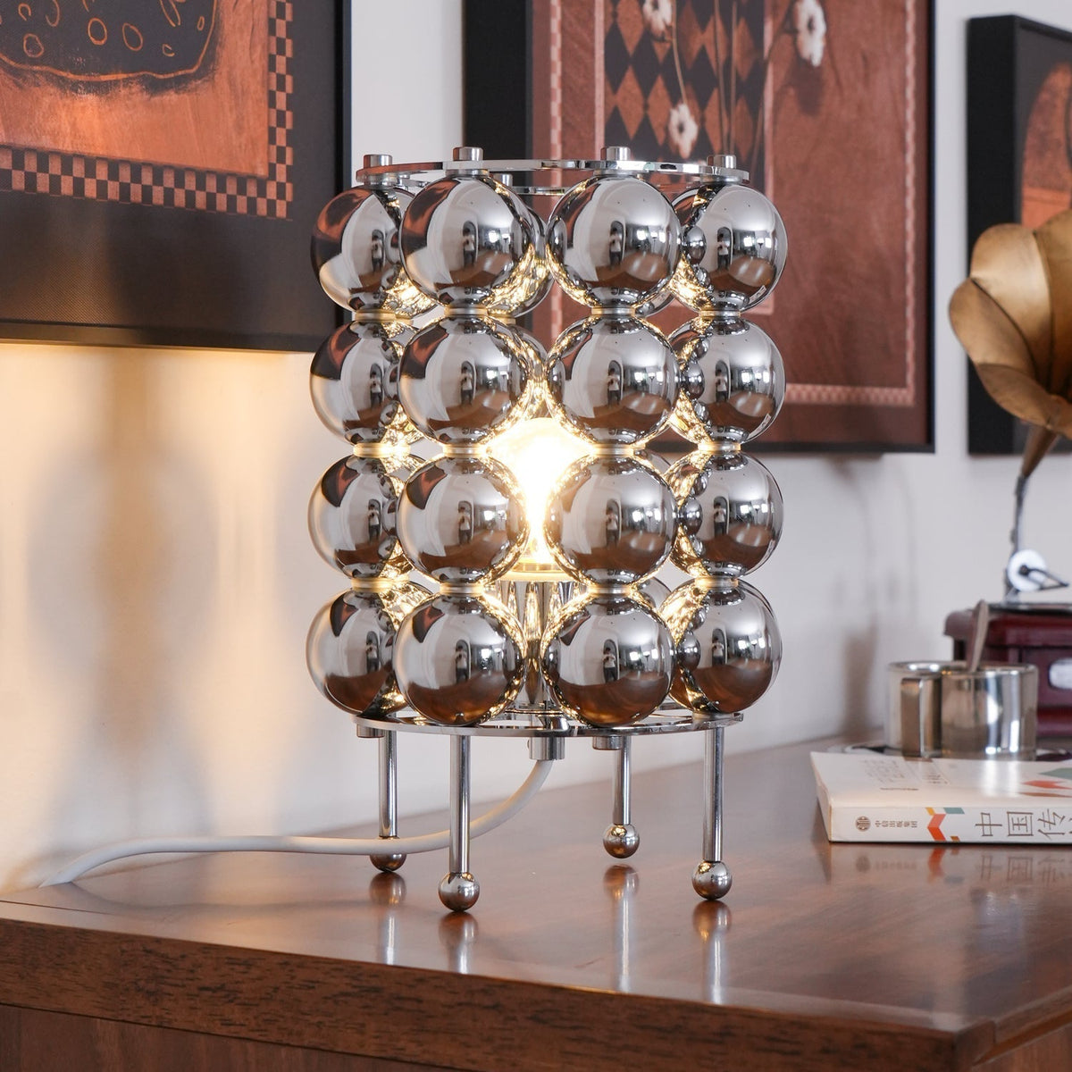 Lirra Steel Futuristic Table Lamp
