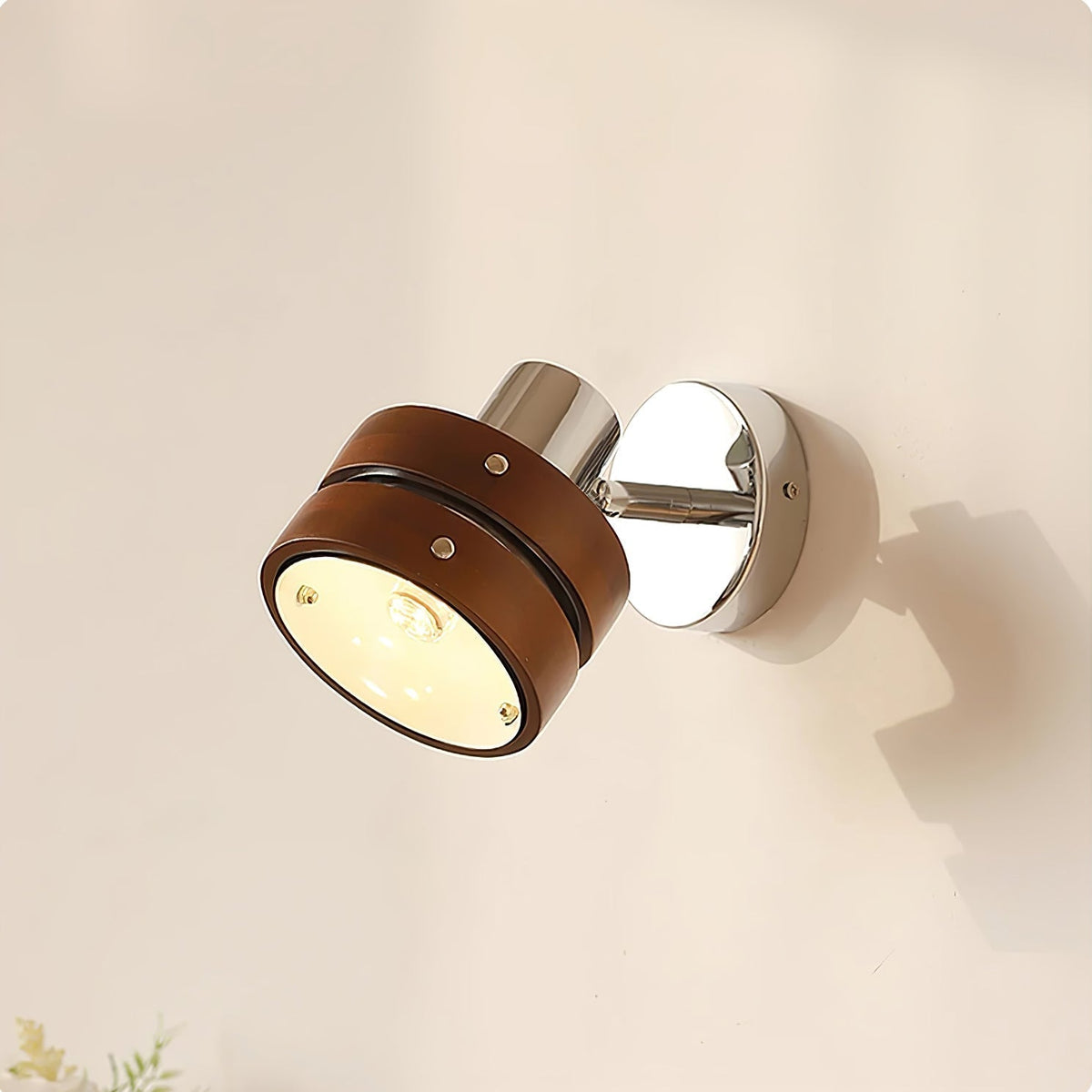 Avenor Premium Nordic Art Walnut Wall Lamp