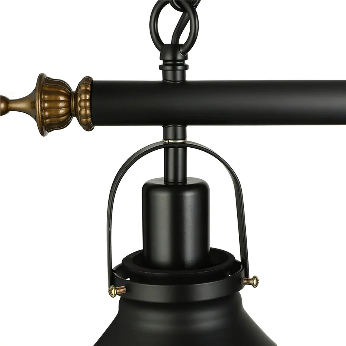 Rivi Chandelier Billiard Ball Black Glass Modern