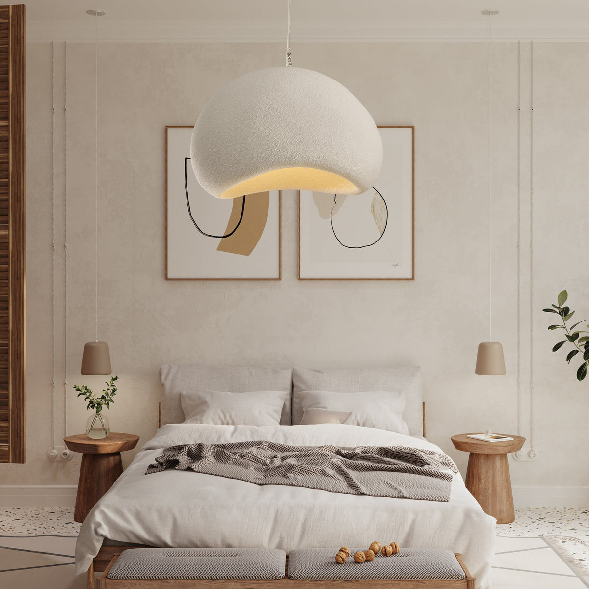 Reloza Modern Minimalist Resin Pendant Light