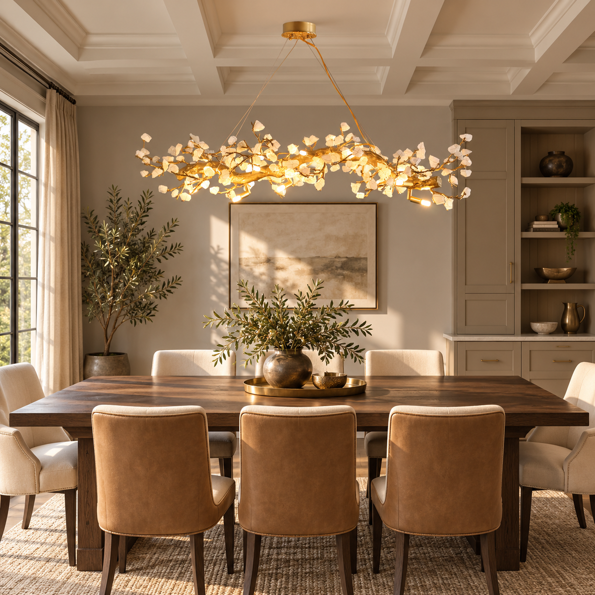 Casterford Branch Quartz Chandelier