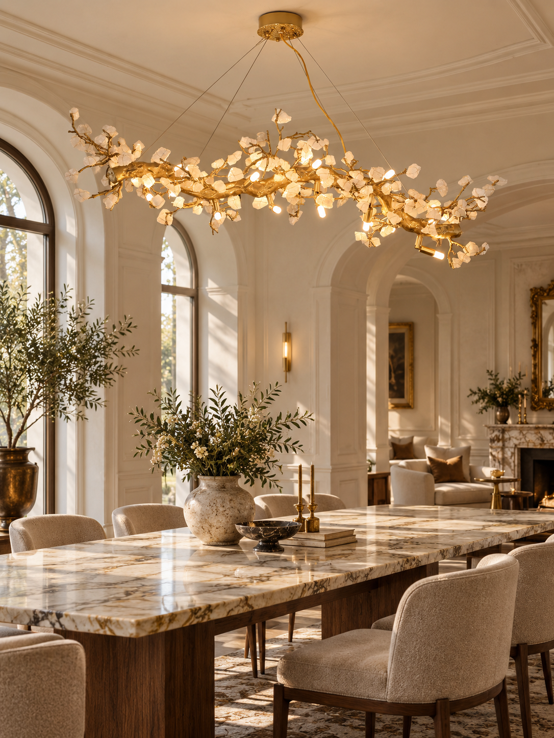 Casterford Branch Quartz Chandelier