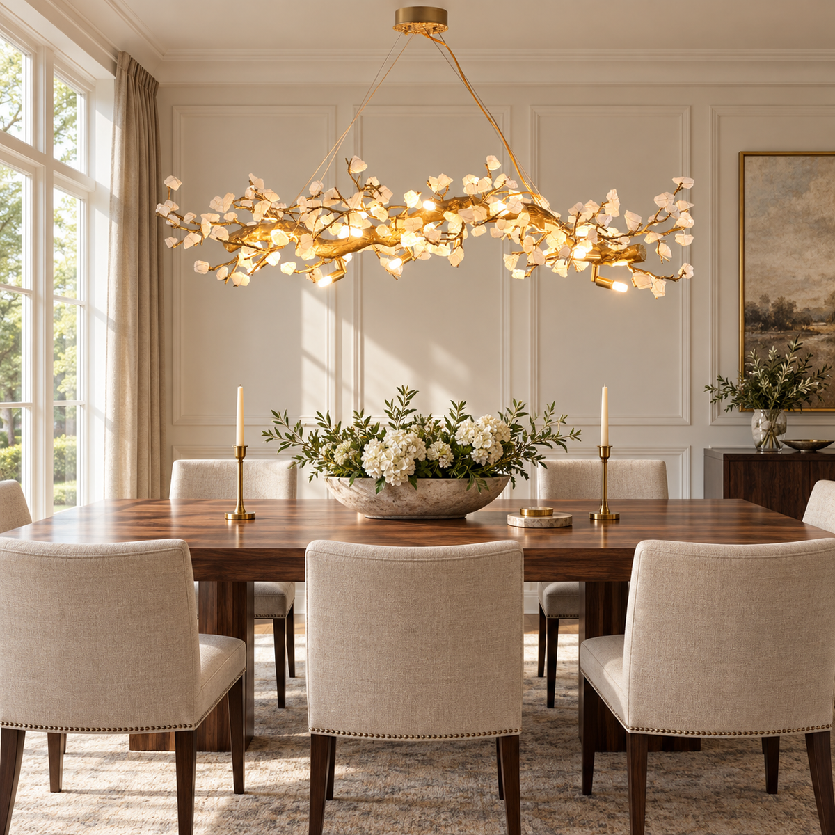 Casterford Branch Quartz Chandelier