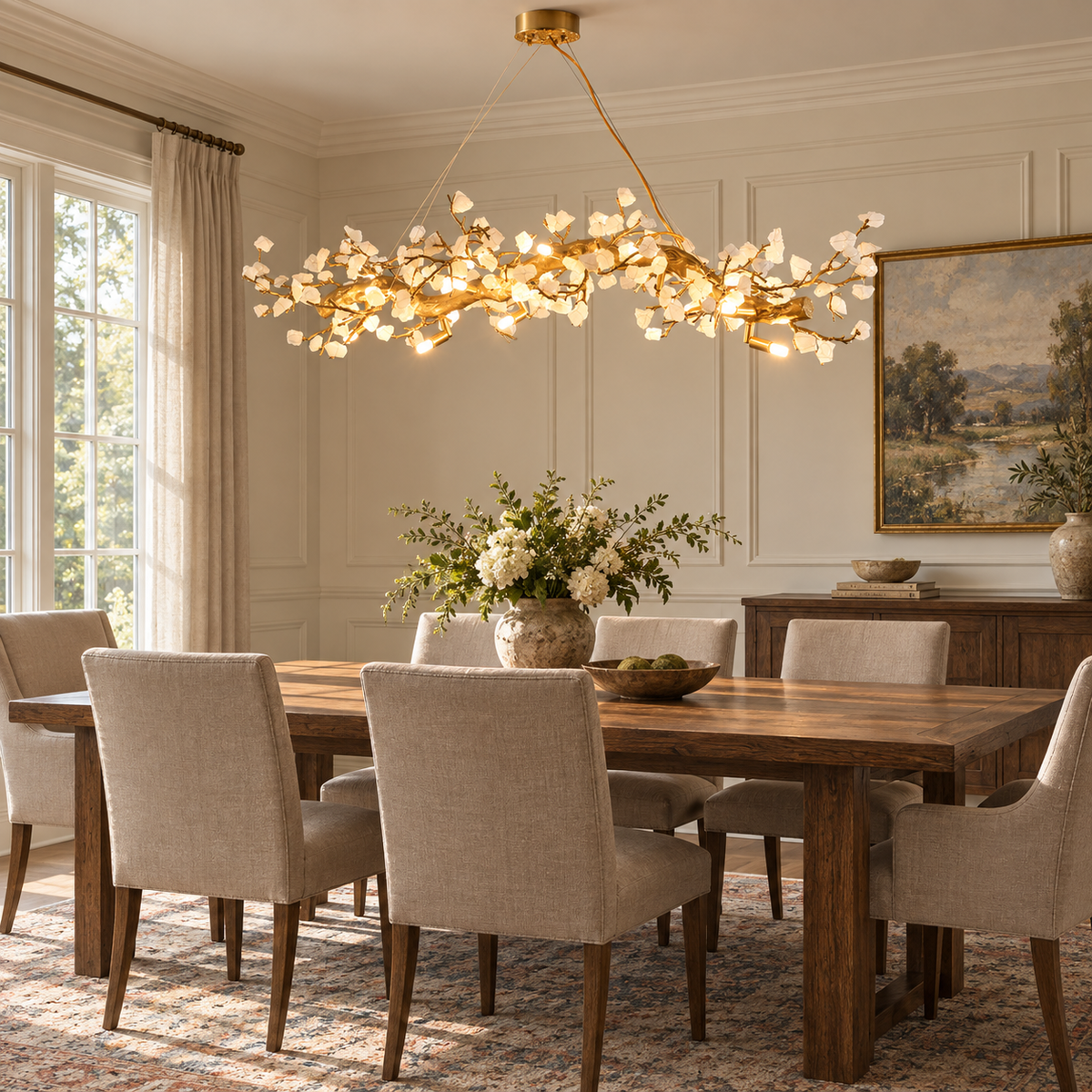Casterford Branch Quartz Chandelier