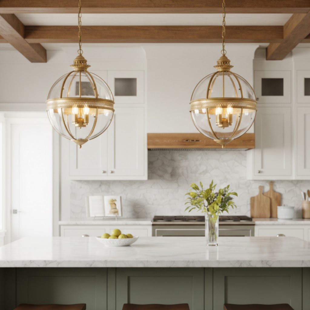 Voby Glass Linear Pendant Light