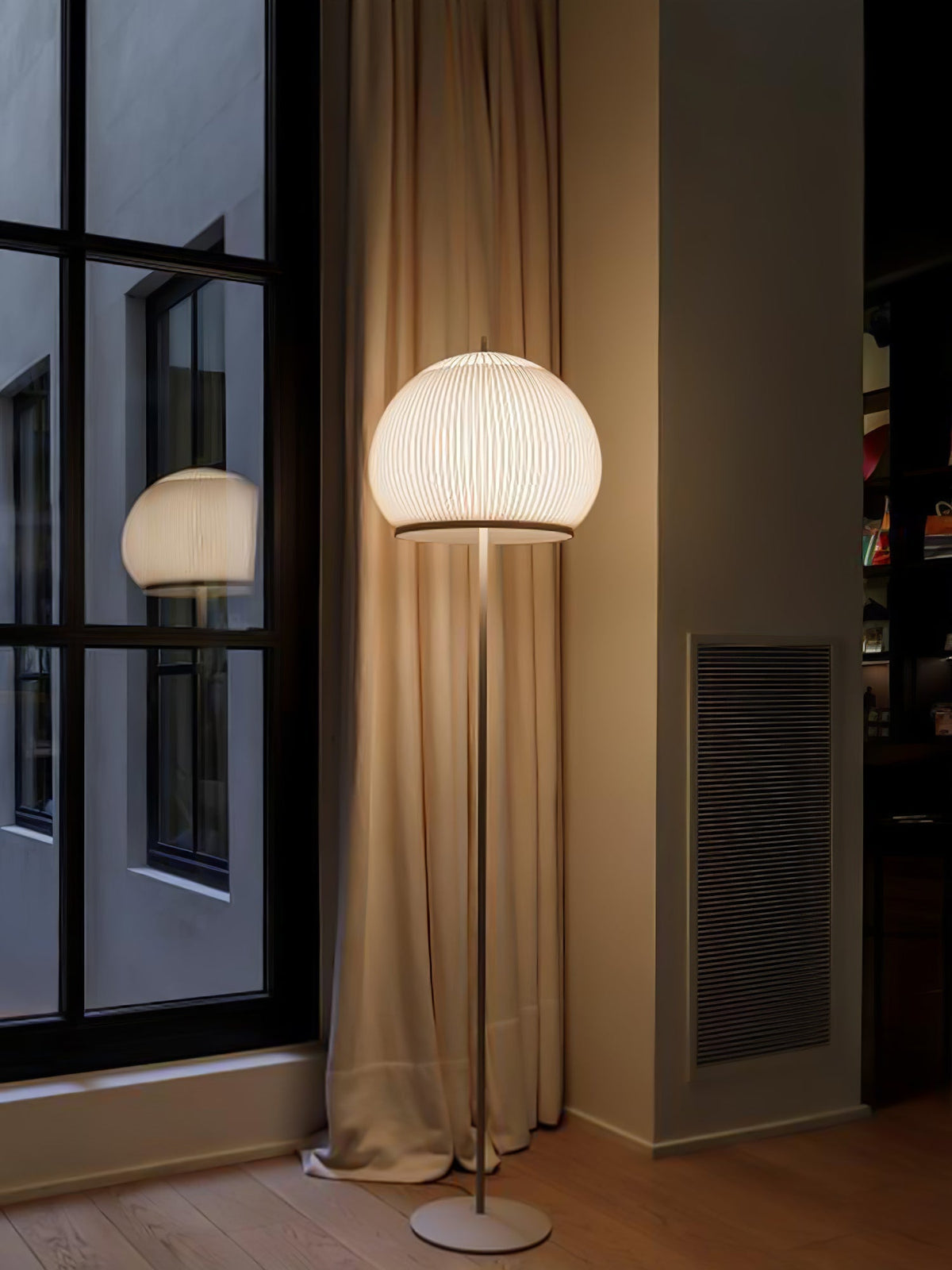 Sorenix Steel Fabric Floor Lamp