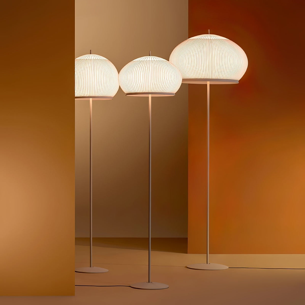 Sorenix Steel Fabric Floor Lamp