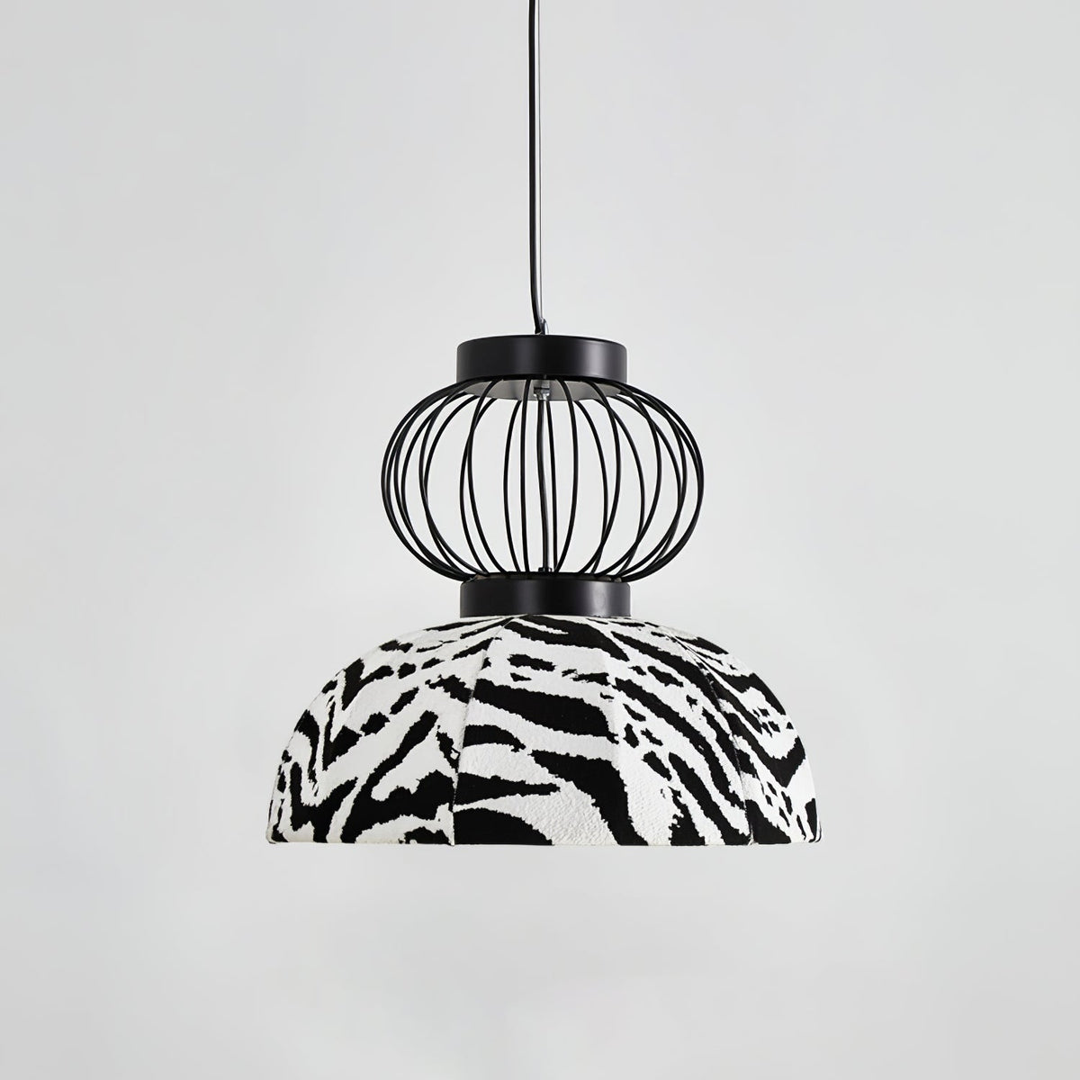 Forge Industrial Fabric Pendant Lamp