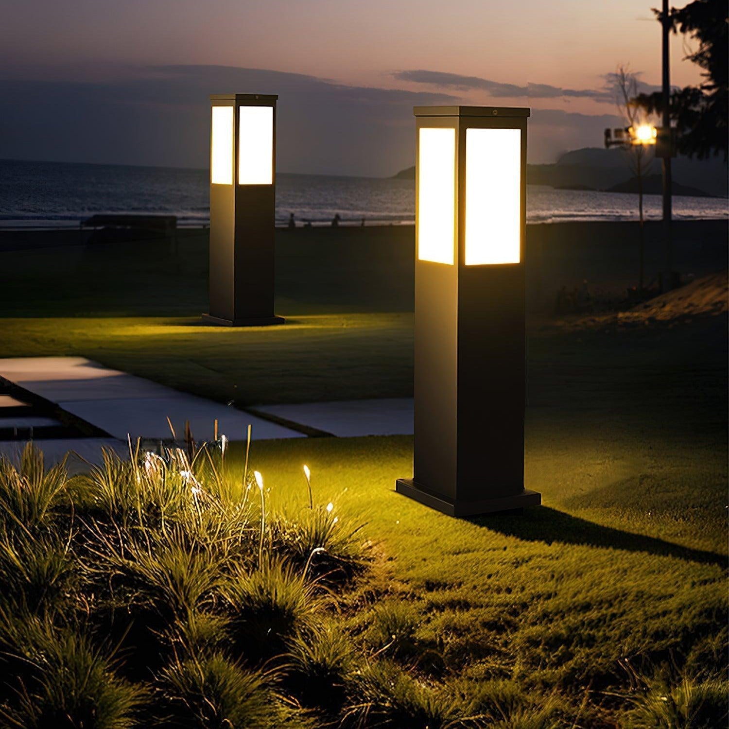 Aspren Bollard Solar Outdoor Light