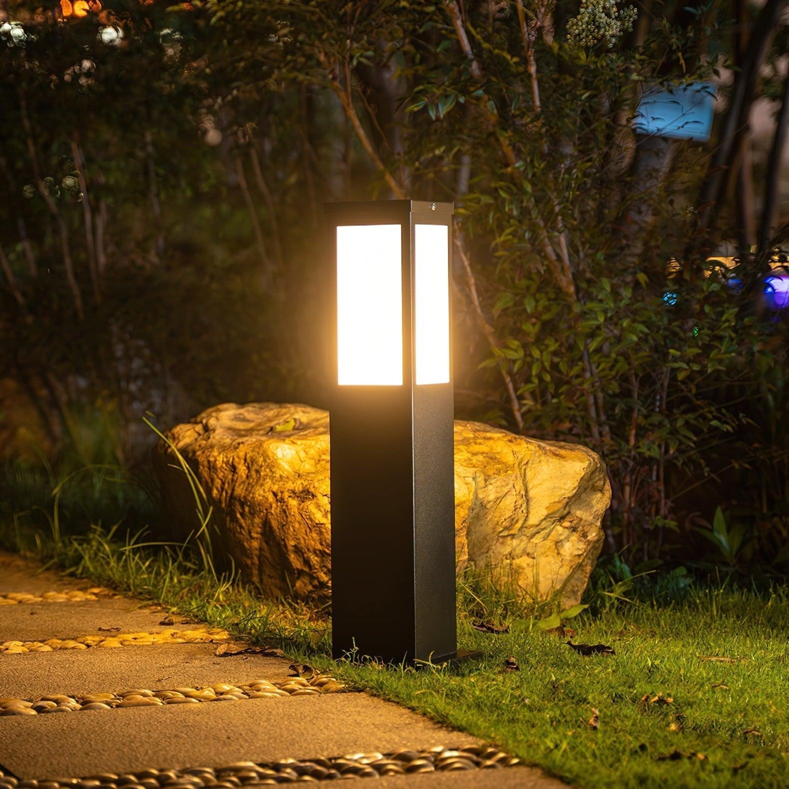 Aspren Bollard Solar Outdoor Light