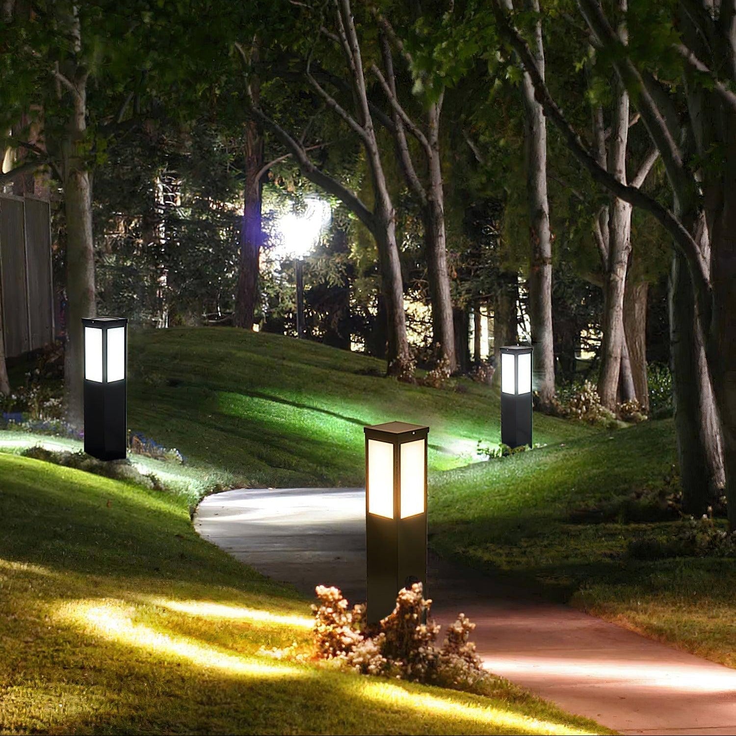 Aspren Bollard Solar Outdoor Light