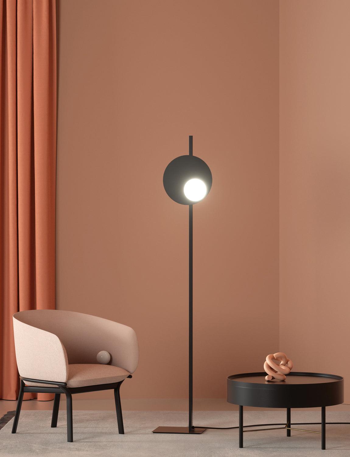 Vibe Minimalist Glass Floor Lamp