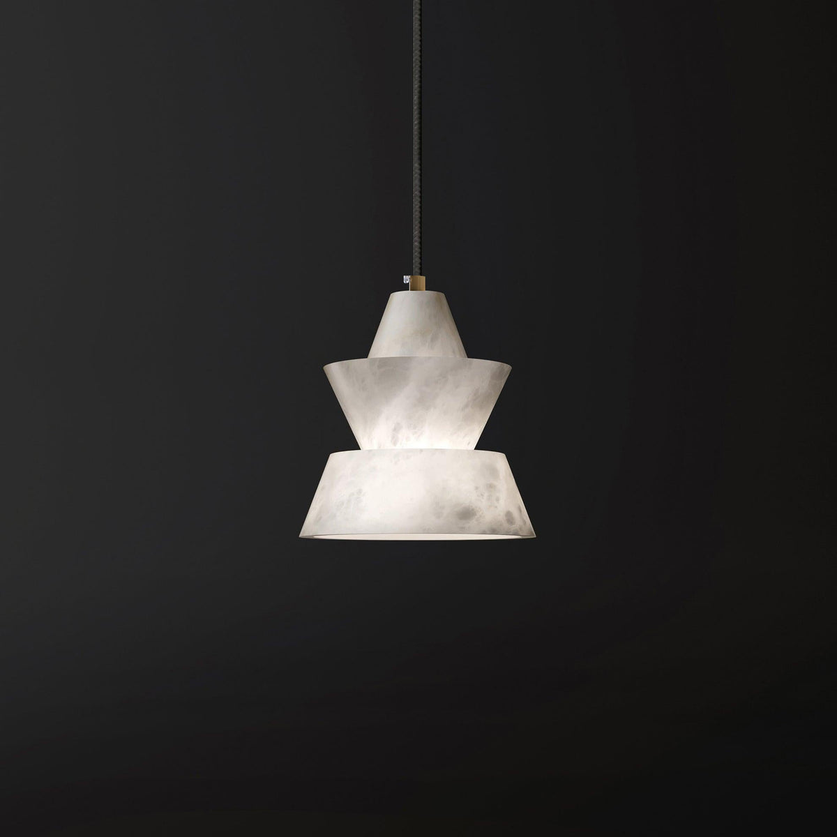 Evo Alabaster Pendant Light