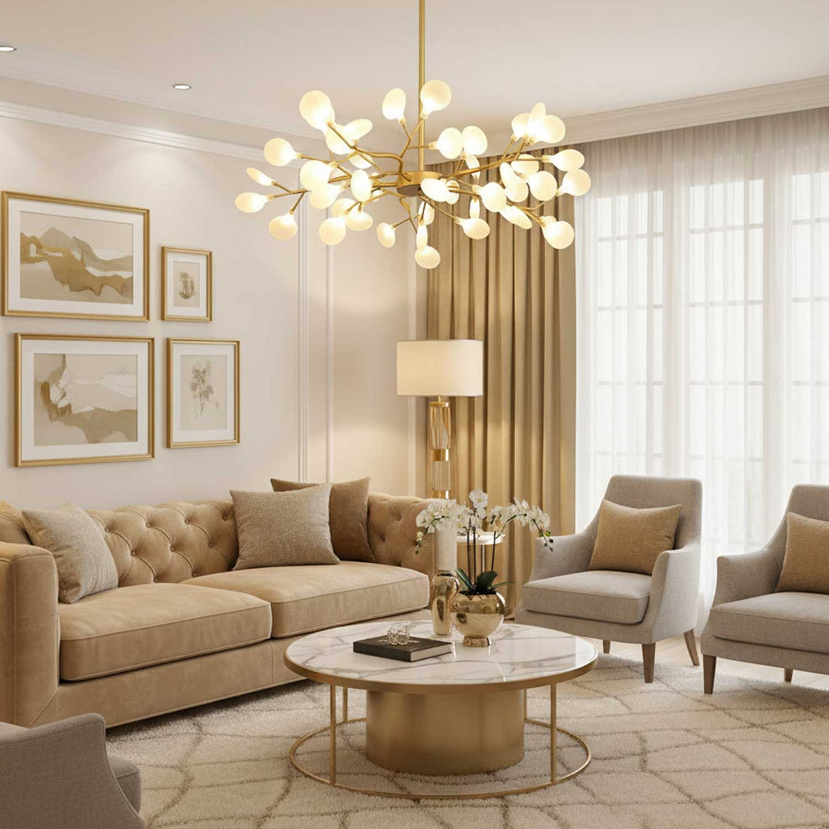 Begia Firefly Sputnik Chandelier