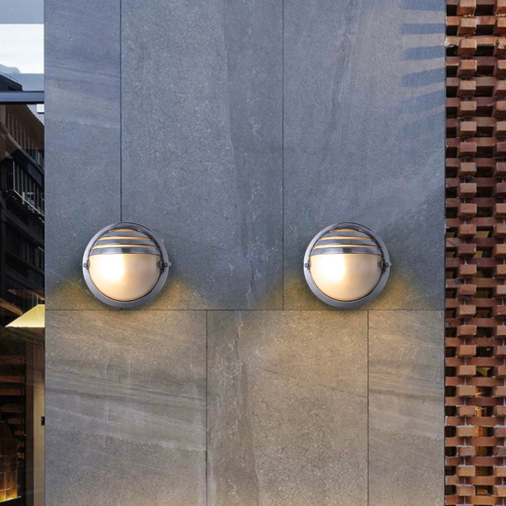 Ray Wall Lamp Geometric Modern Metal Glass Outdoor - Lamp Outdoor