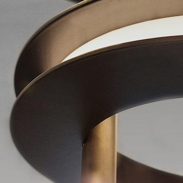 Virauian Chandelier Ring Layered Minimalist