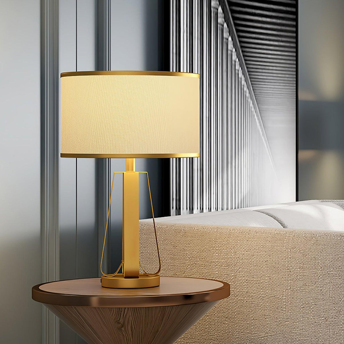 Linorira Luxe Fabric Table Lamp