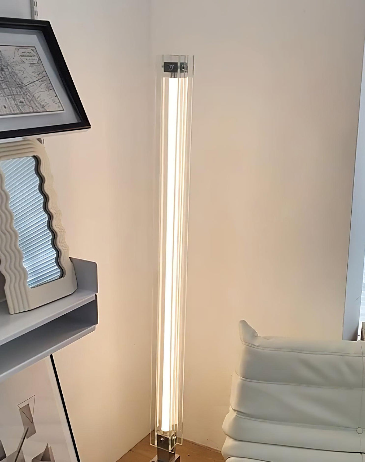 Avthaaril Architectural Acrylic Floor Lamp