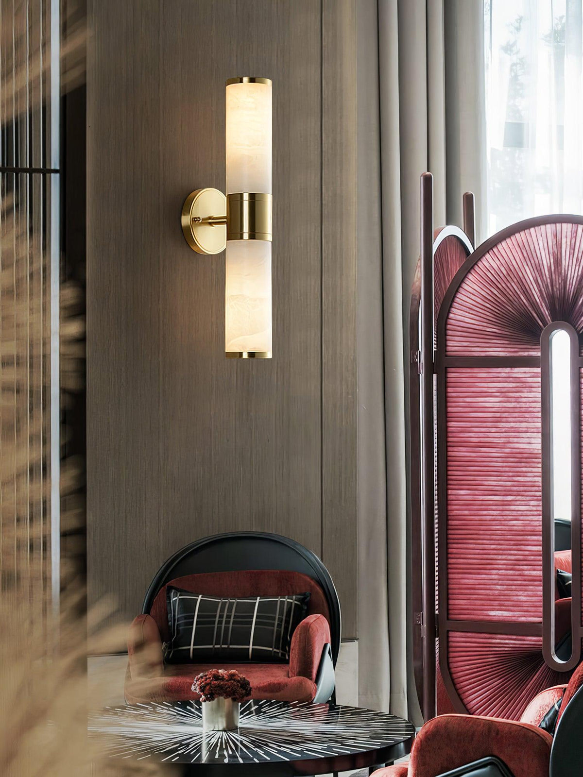 Tira Minimalist Alabaster Wall Lamp