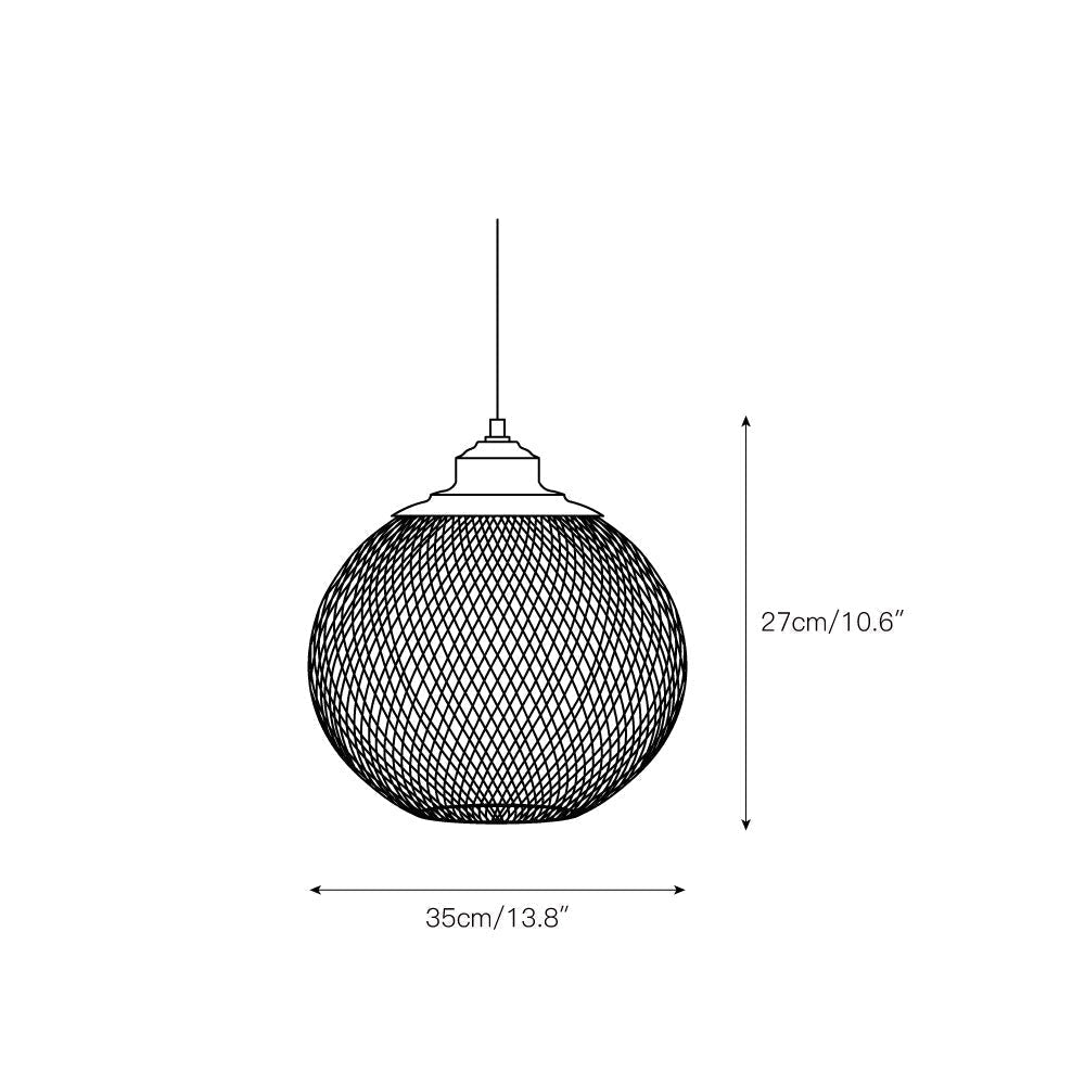 Aursorir Modern Minimalist Mesh Pendant Lamp