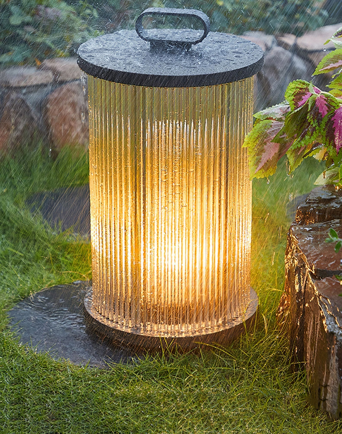Niri Steel Acrylic Minimalist Floor Lamp