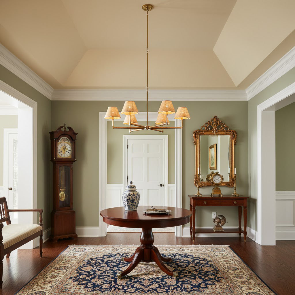 Piko Rattan Chandelier