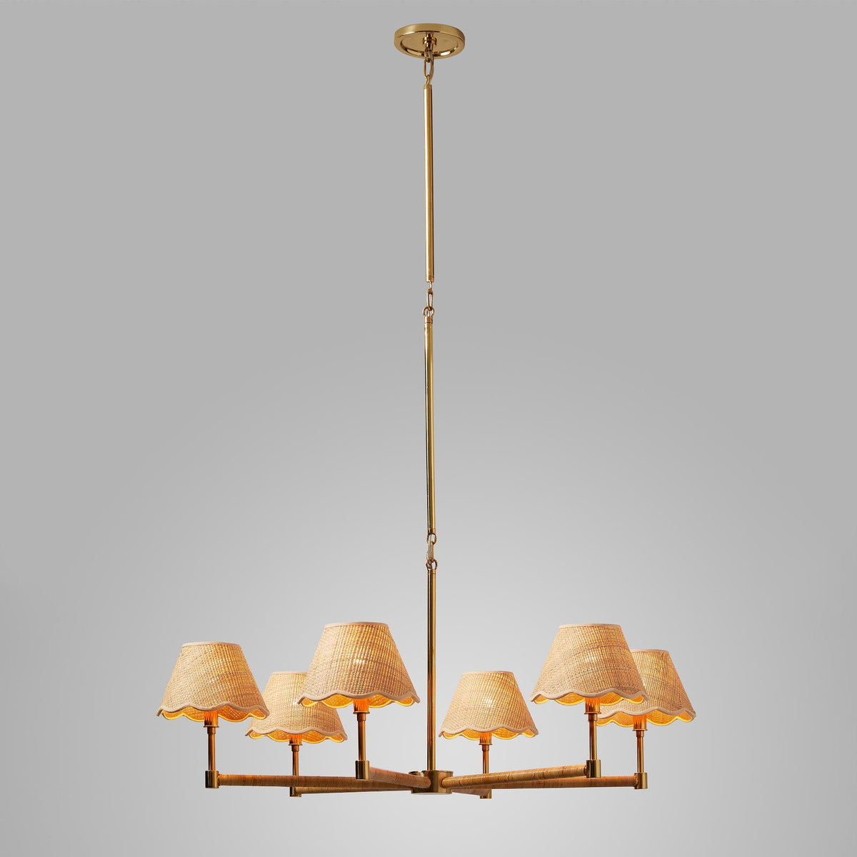 Piko Rattan Chandelier