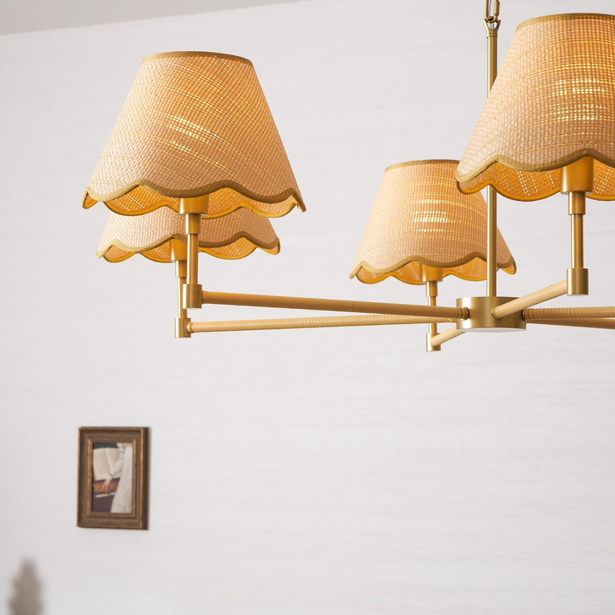 Piko Rattan Chandelier