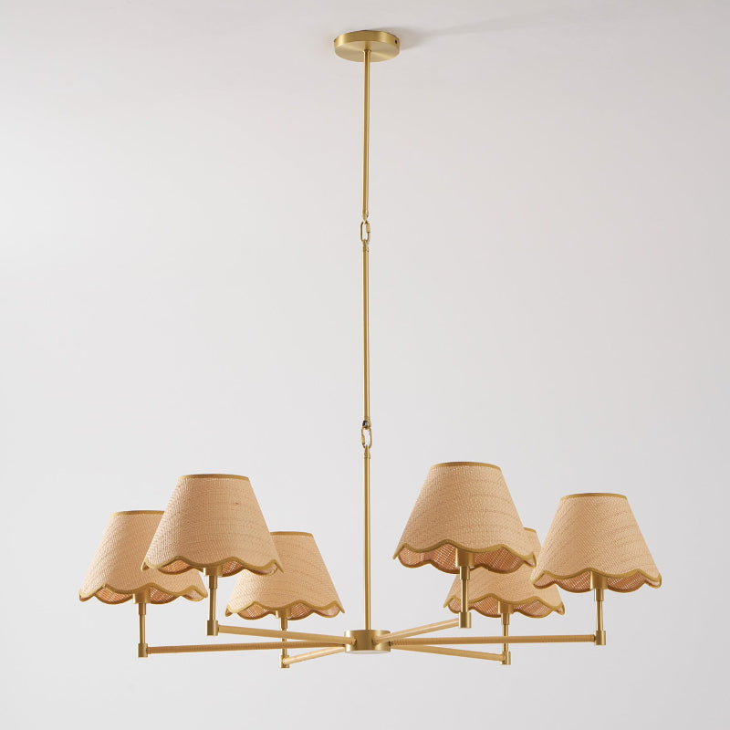 Piko Rattan Chandelier