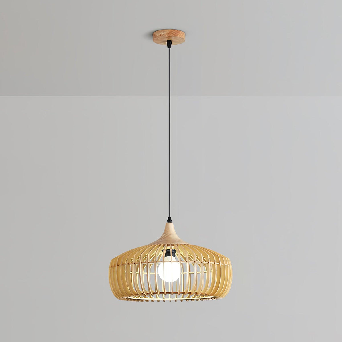 Lixu Wooden Retro Pendant Lamp