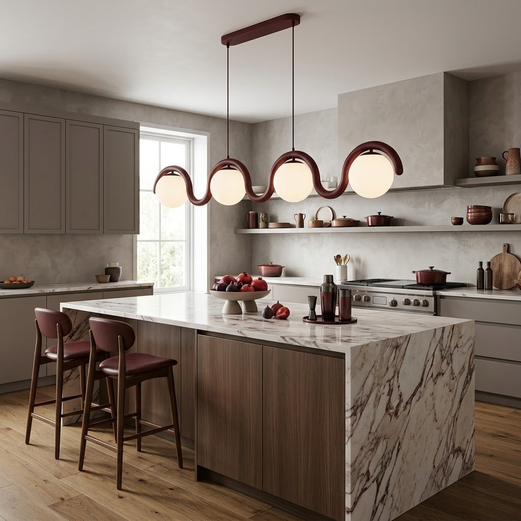 Bedo Linear Ball Pendant Light