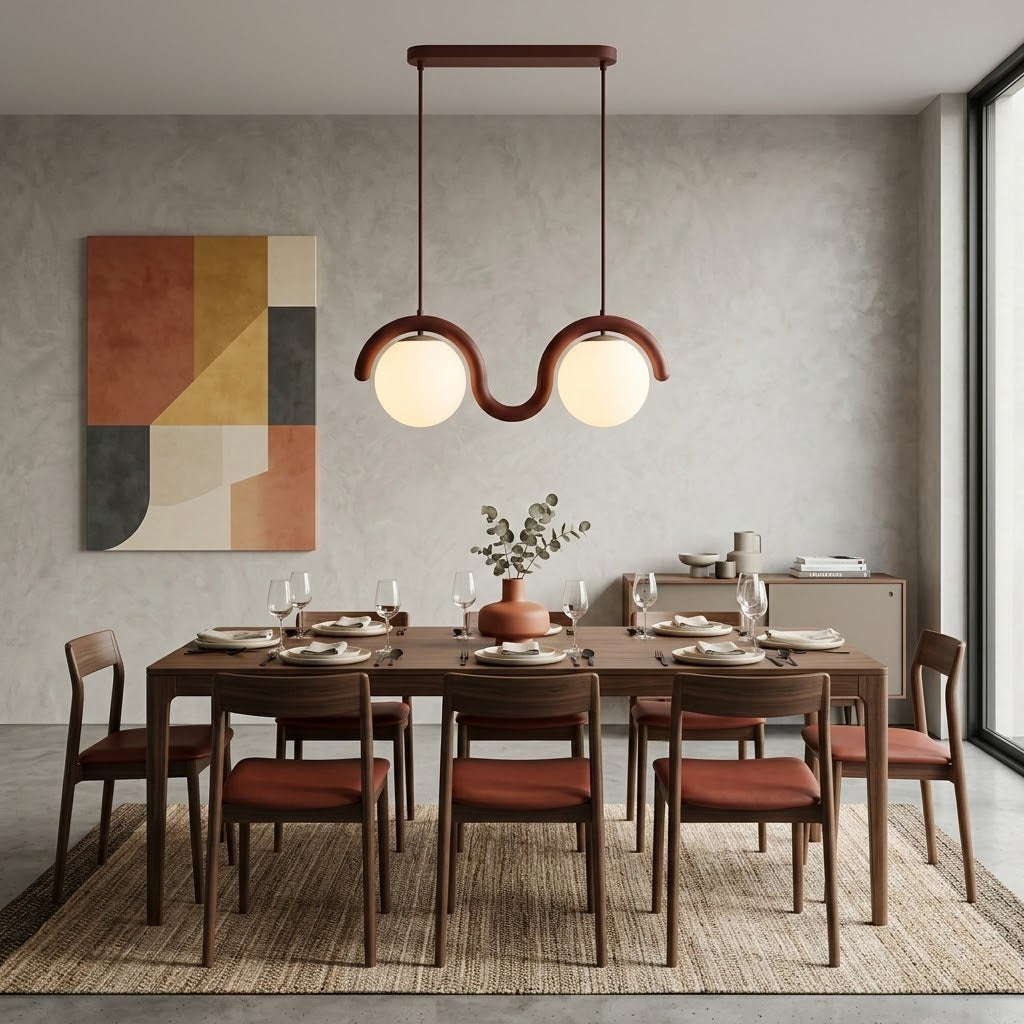 Bedo Linear Ball Pendant Light