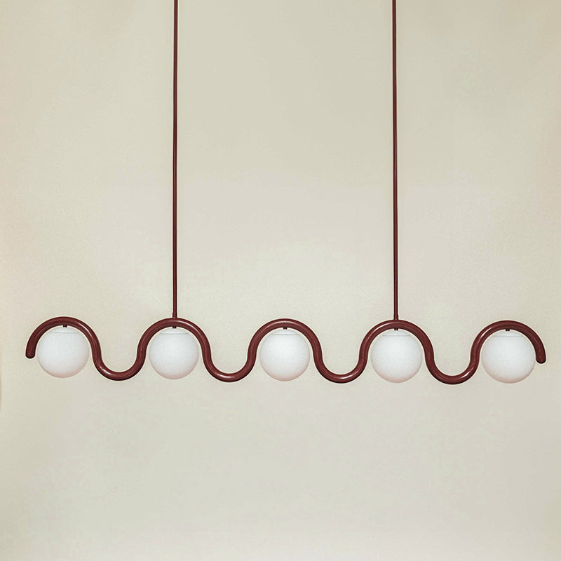 Citheis Individual Creativity Linear Glass Chandelier