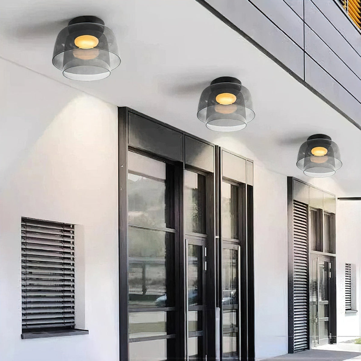 Miroriella Ceiling Lamp Layered Structure Warm Elegant