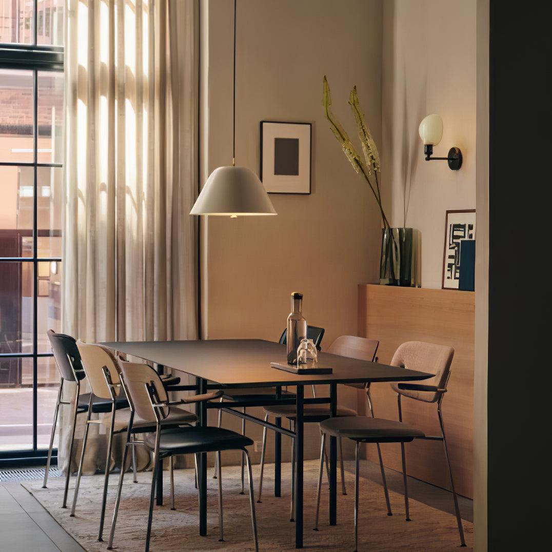 Evir Pendant Lamp Bell Glass Brass Minimalist